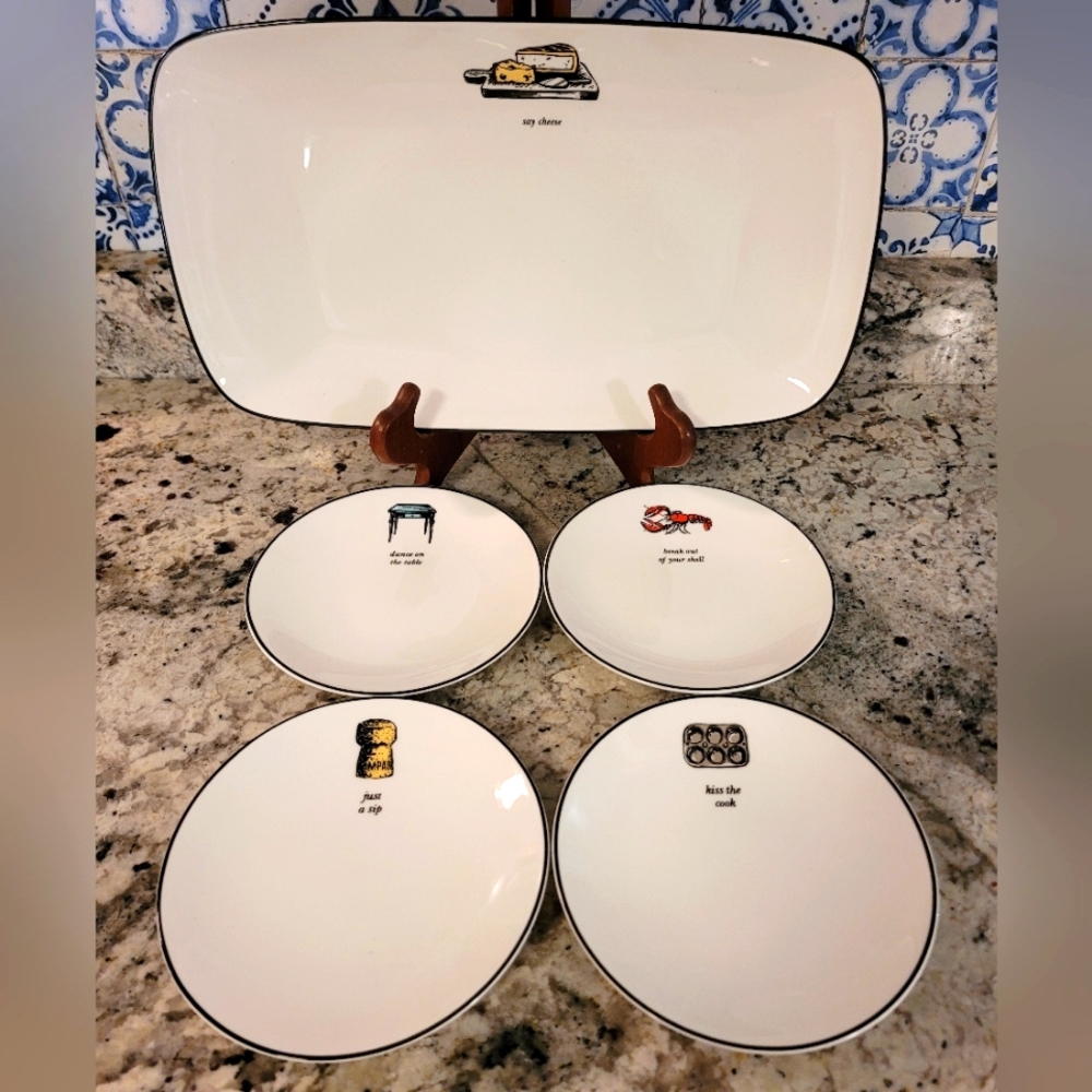 Kate ♠️ Spade Appetizer 5 plates
